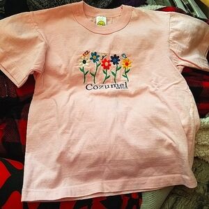 💕Cute Girl's "Caribbean Tropic" T-Shirt Size 8